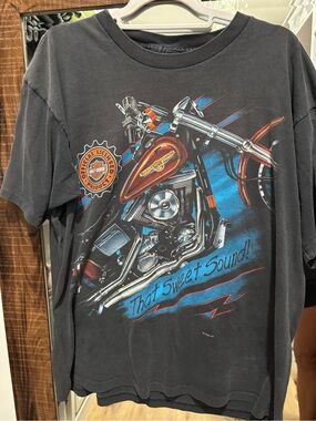 vintage 90s faded Harley tee